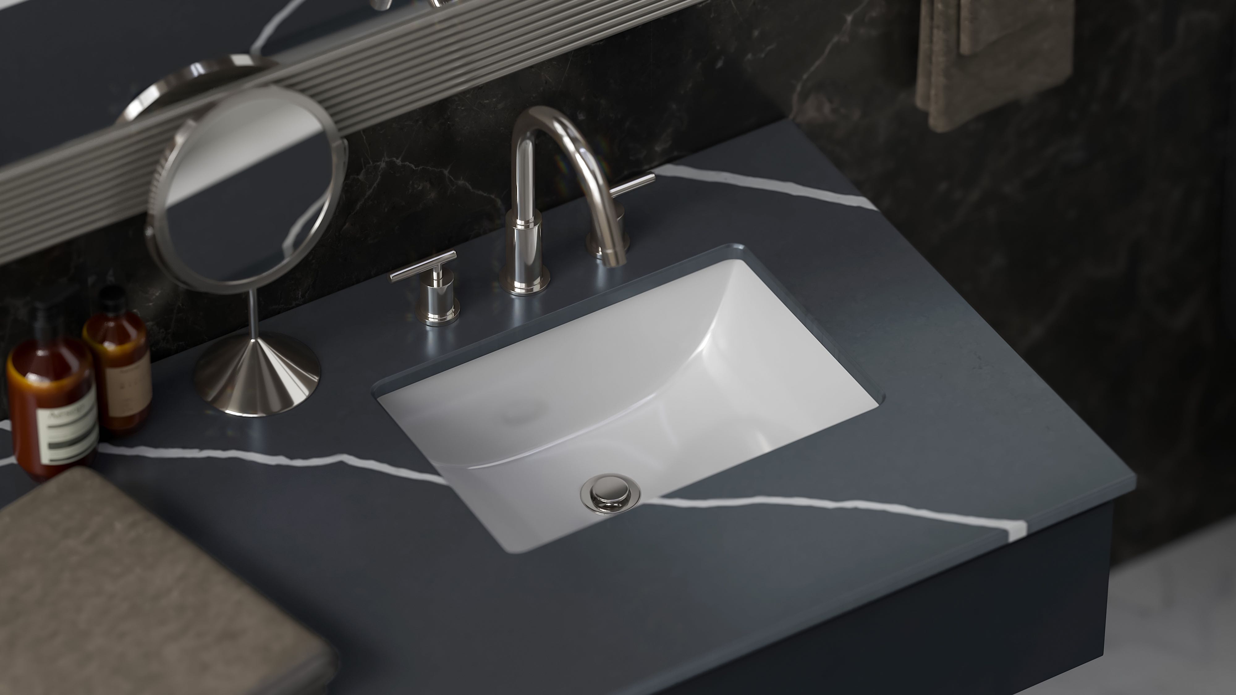 Rect bathroom sink
